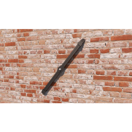 BI CAPOCHIAVE PALETTO NERO ANTRACITE 640 MM